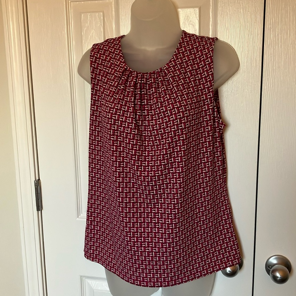 Calvin Klein sleeveless top, great for under a blazer or cardigan.